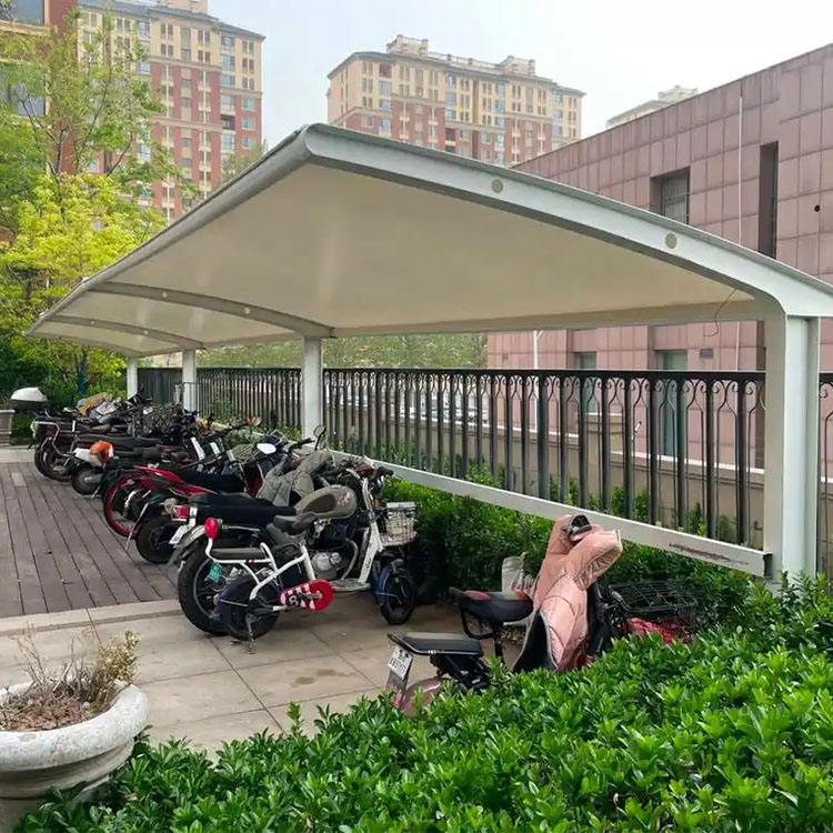 林甸县膜结构电动车棚